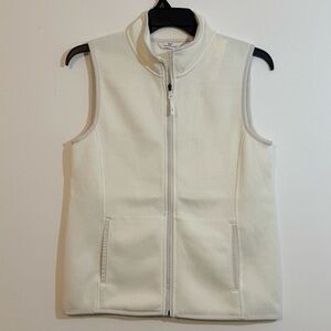 Vineyard Vines Sweater Fleece Vest Marshmallow Cream NWT Women’s M